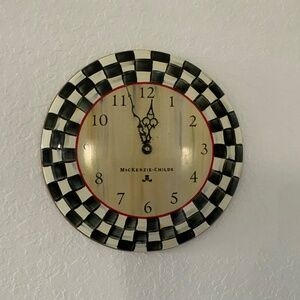 Mackenzie Childs wall clock
